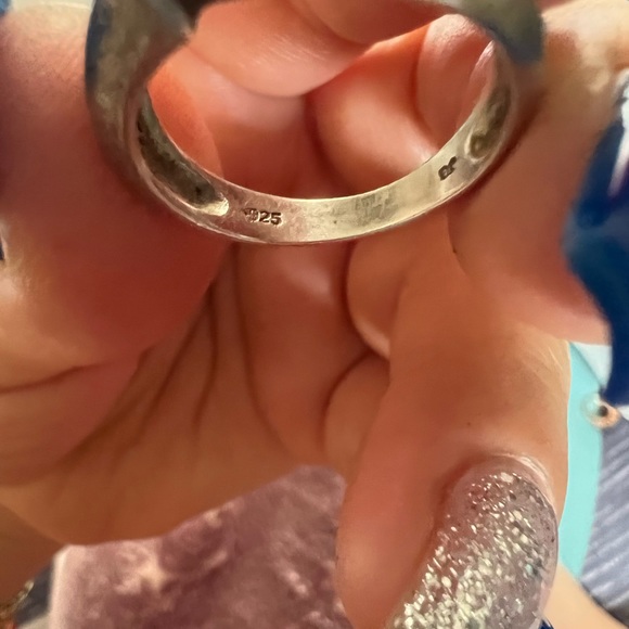 925 silver ring number 7 good condition, I have many rings and jewelry - Picture 6 of 6